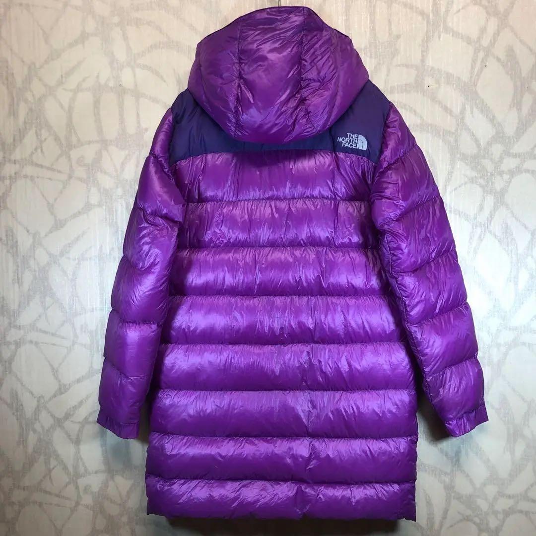 ザ　ノースフェイス　ヌプシ　ロングダウンジャケット　パープル
