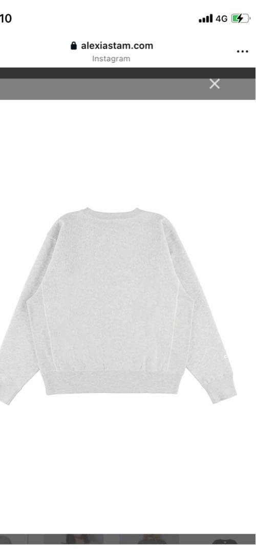 トップス champion for ALEXIA STAM Sweatshirt