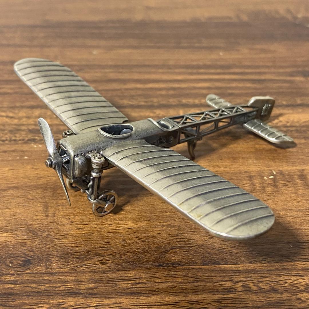 UNOAERRE シルバー800 飛行機 置物 72.8g