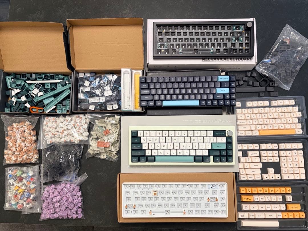 自作キーボード パーツ 素材 まとめ売り セット キーキャップ