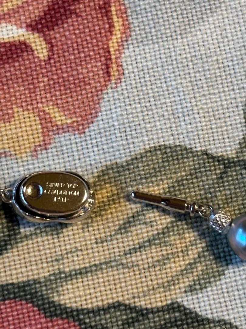 黒蝶ロングネックレス　約90cm