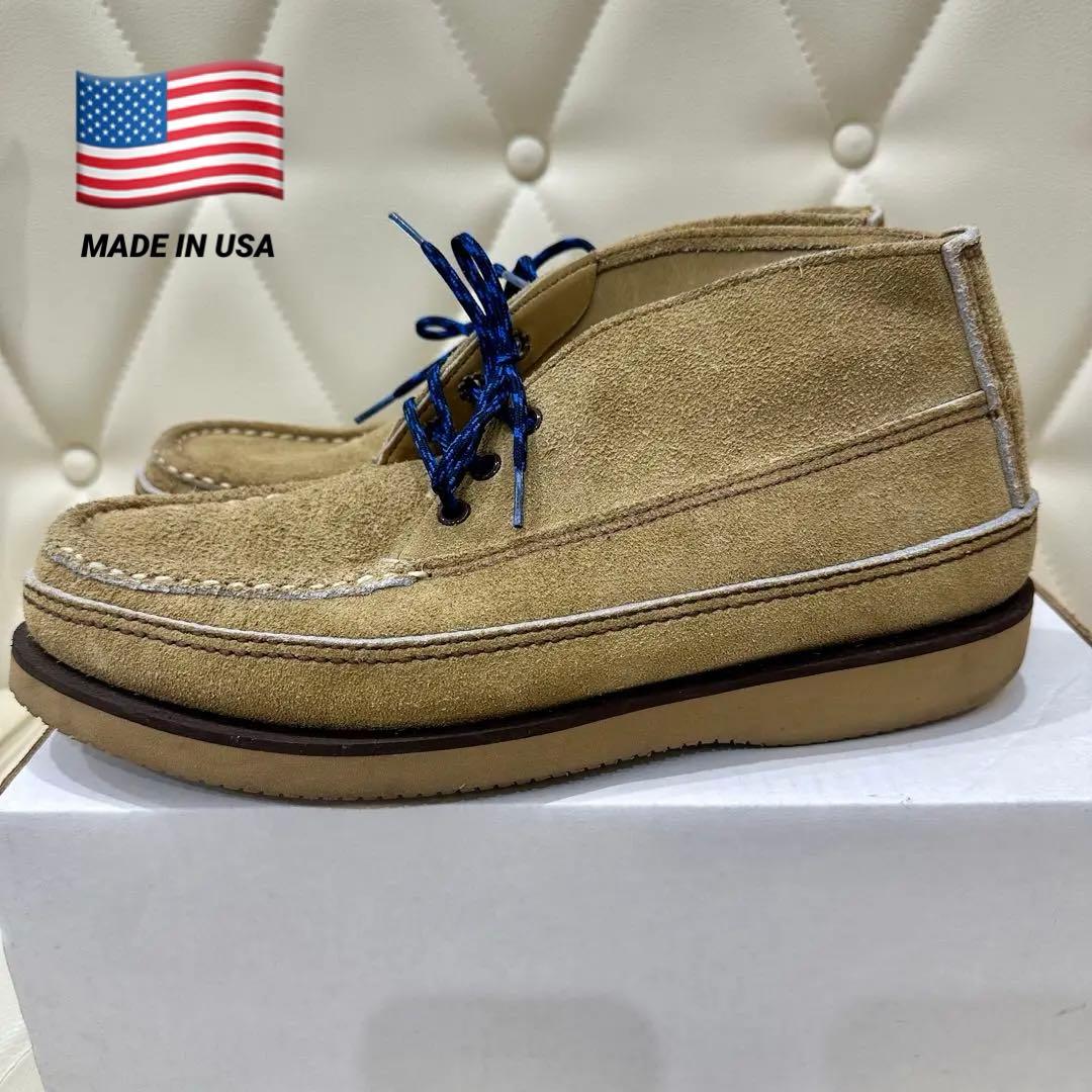 ラッセルモカシン スポーティング クレーチャッカ ララミースエード