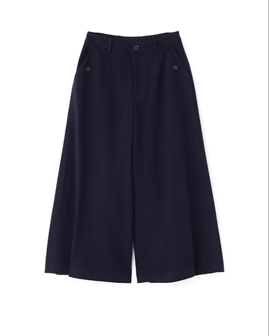 美品！ヒューマンウーマン！セミ梳毛ツイルパンツ