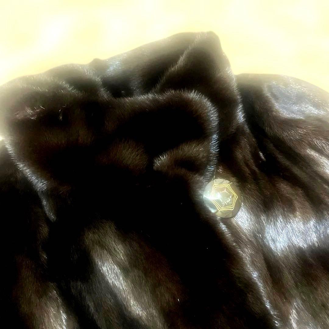 最終値下げ⭐︎最高級BLACKGLAMA毛皮ミンクコート