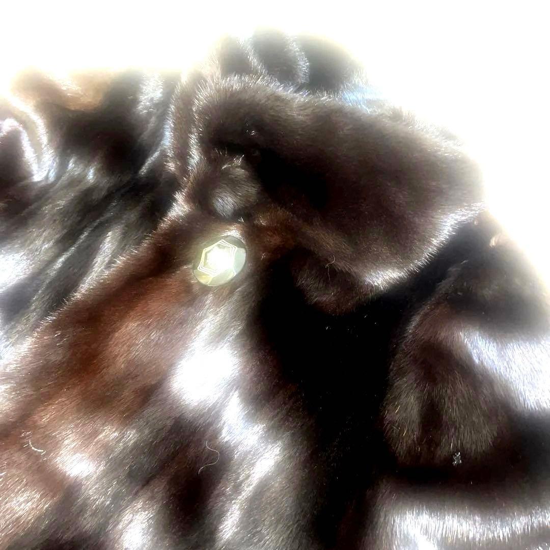 最終値下げ⭐︎最高級BLACKGLAMA毛皮ミンクコート