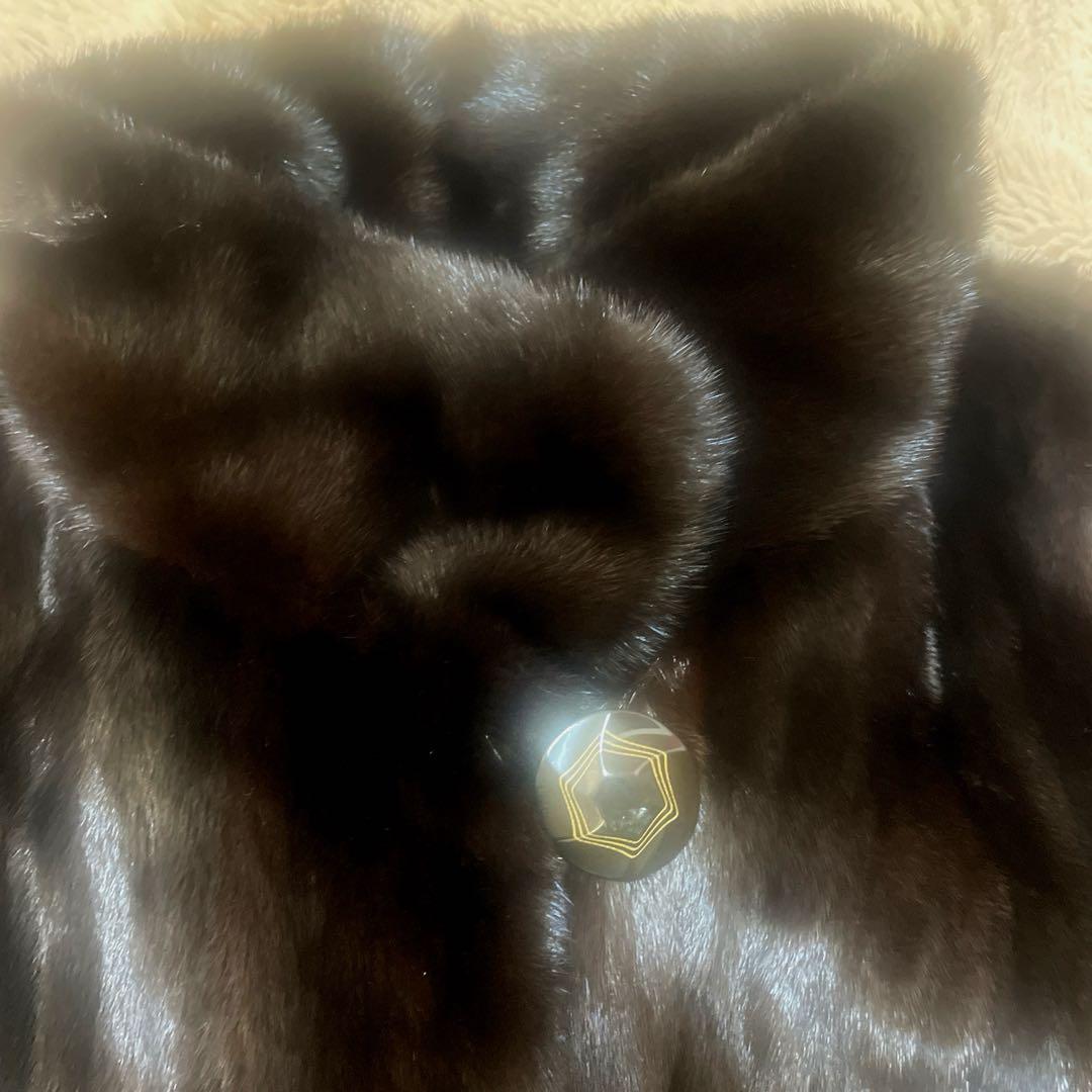 最終値下げ⭐︎最高級BLACKGLAMA毛皮ミンクコート