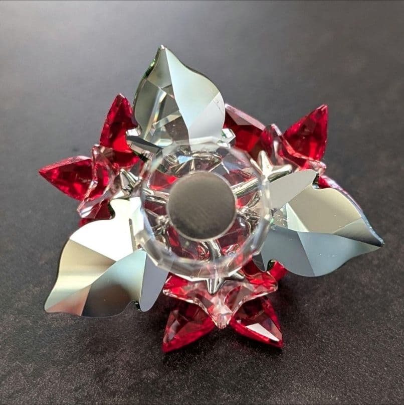 【レッド】SWAROVSKI スワロフスキー ポインセチア　箱付