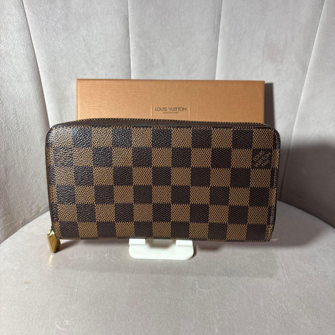 ルイヴィトン・ダミエ・キャンバス 長財布　美品