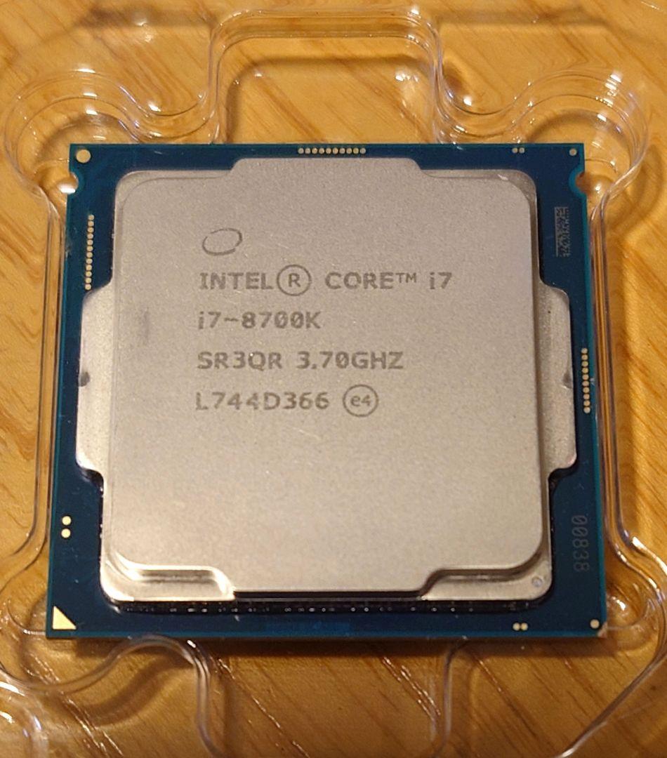 Intel Core i7 8700K 3.70GHz 動作品 CPU
