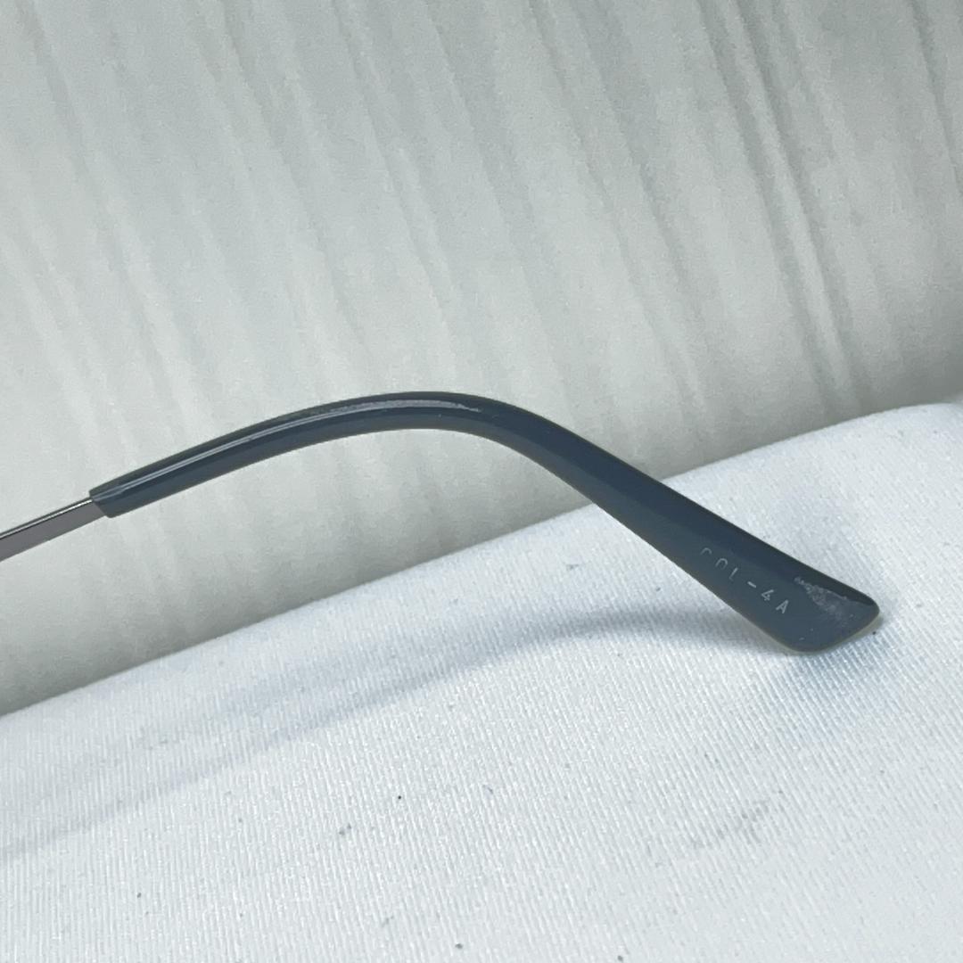 バレンシアガ　オクタゴン型金属フレームサングラス　メンズ　メタルフレーム