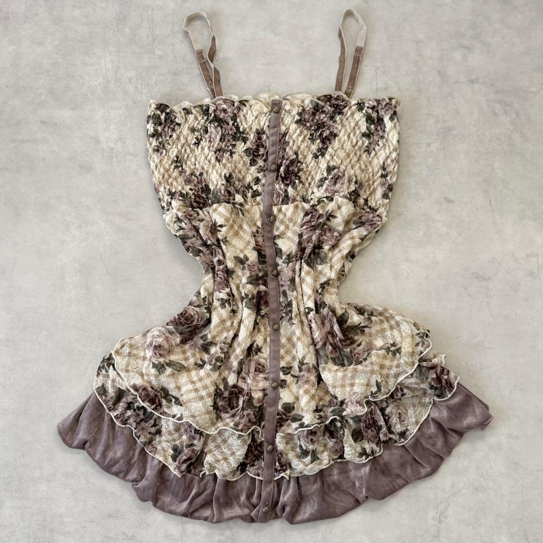 00s 希少ヴィンテージ フェアリーグランジ チュニック