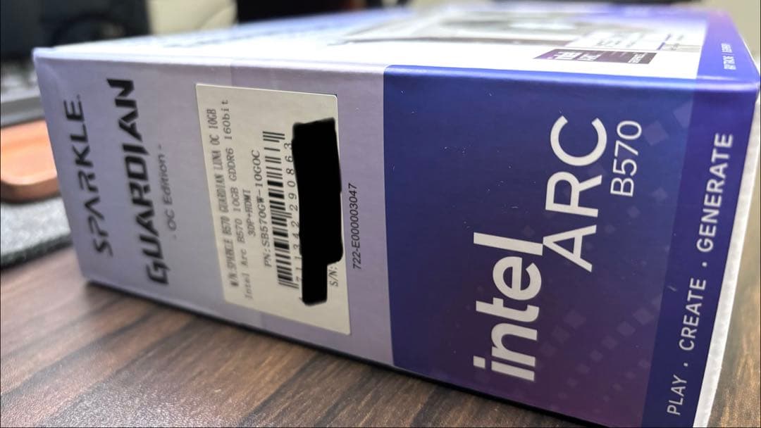 【美品】SPARKLE Intel Arc B570 グラフィックボード