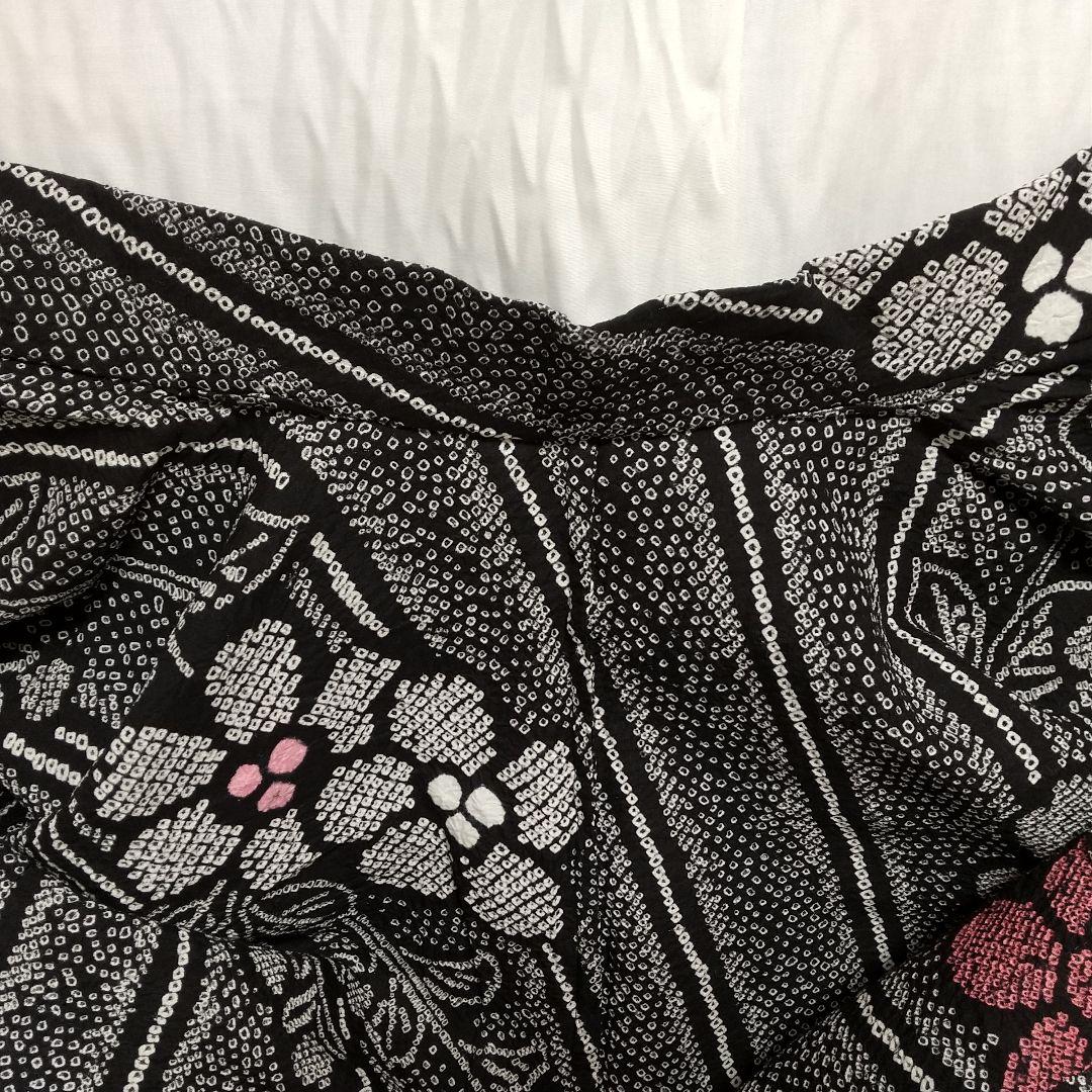 東京ますいわ屋 有松絞り浴衣 濃紺 身丈144