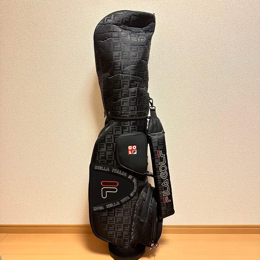 美品✨FILA GOLF✨キャディバッグ✨ネームプレート付
