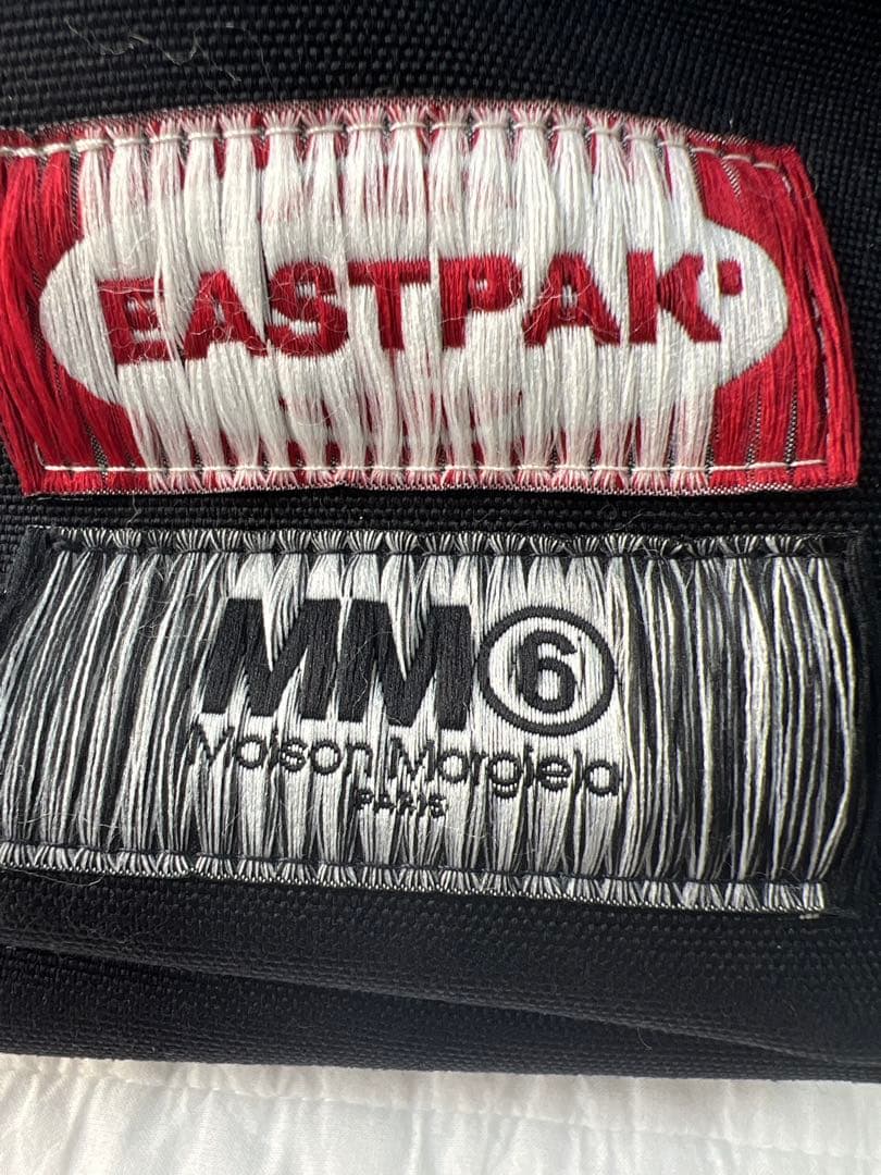 極美品★MM6 EASTPAKコラボ ウエストバッグ リバーシブル ボディバッグ