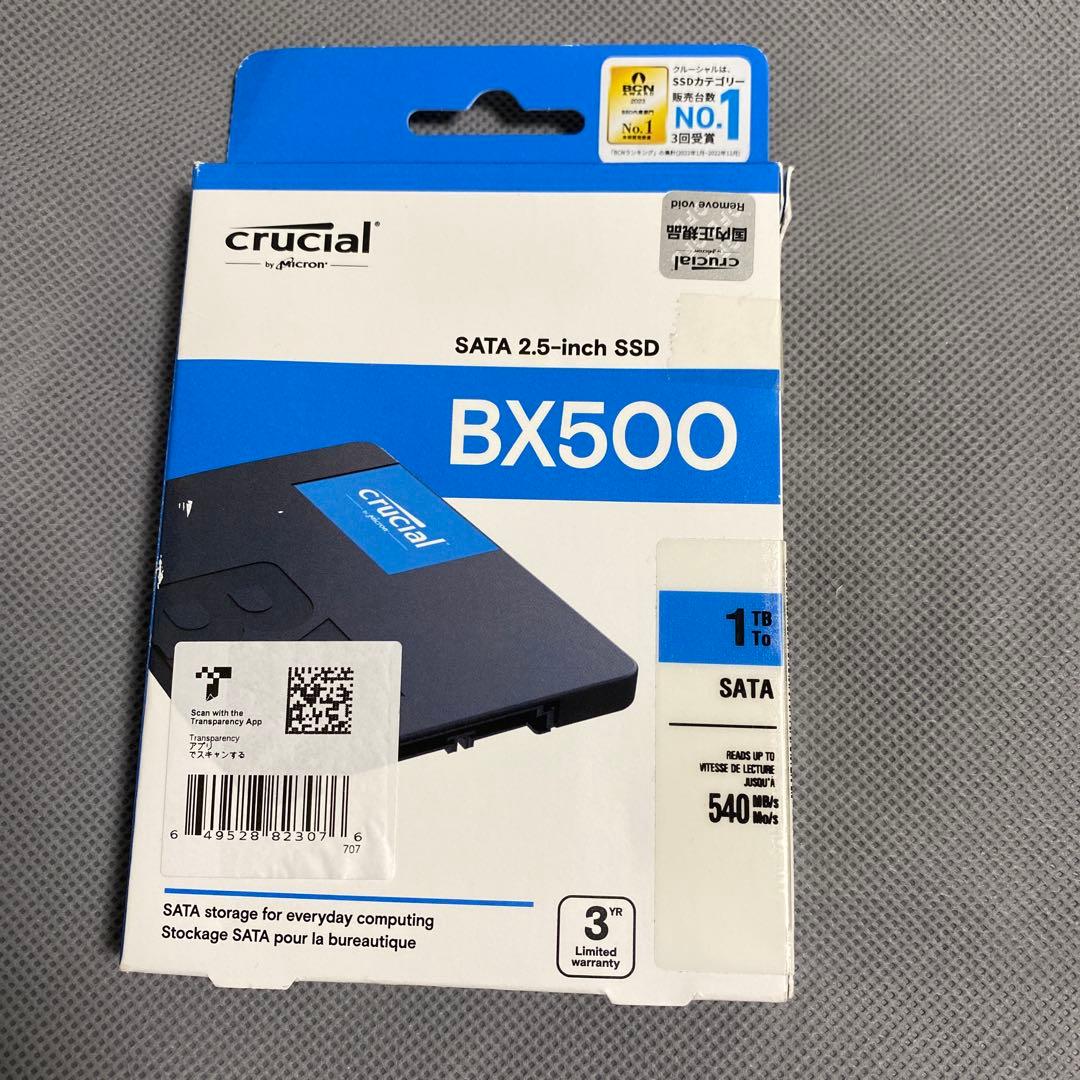 内蔵型SSD Crucial BX500 1TB SSD