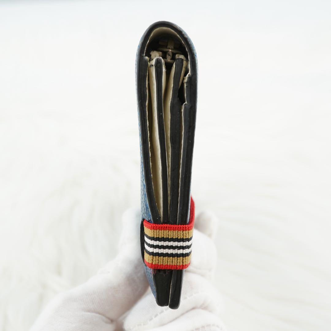 極美品　綺麗　BURBERRY LONDON 長財布　ノバチェック　ブルー