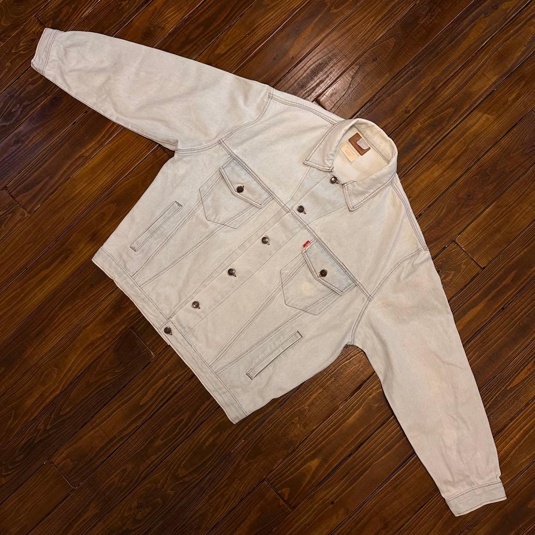 希少カラー【Levi'sリーバイス】ホワイトデニムジャケット　90s 70507