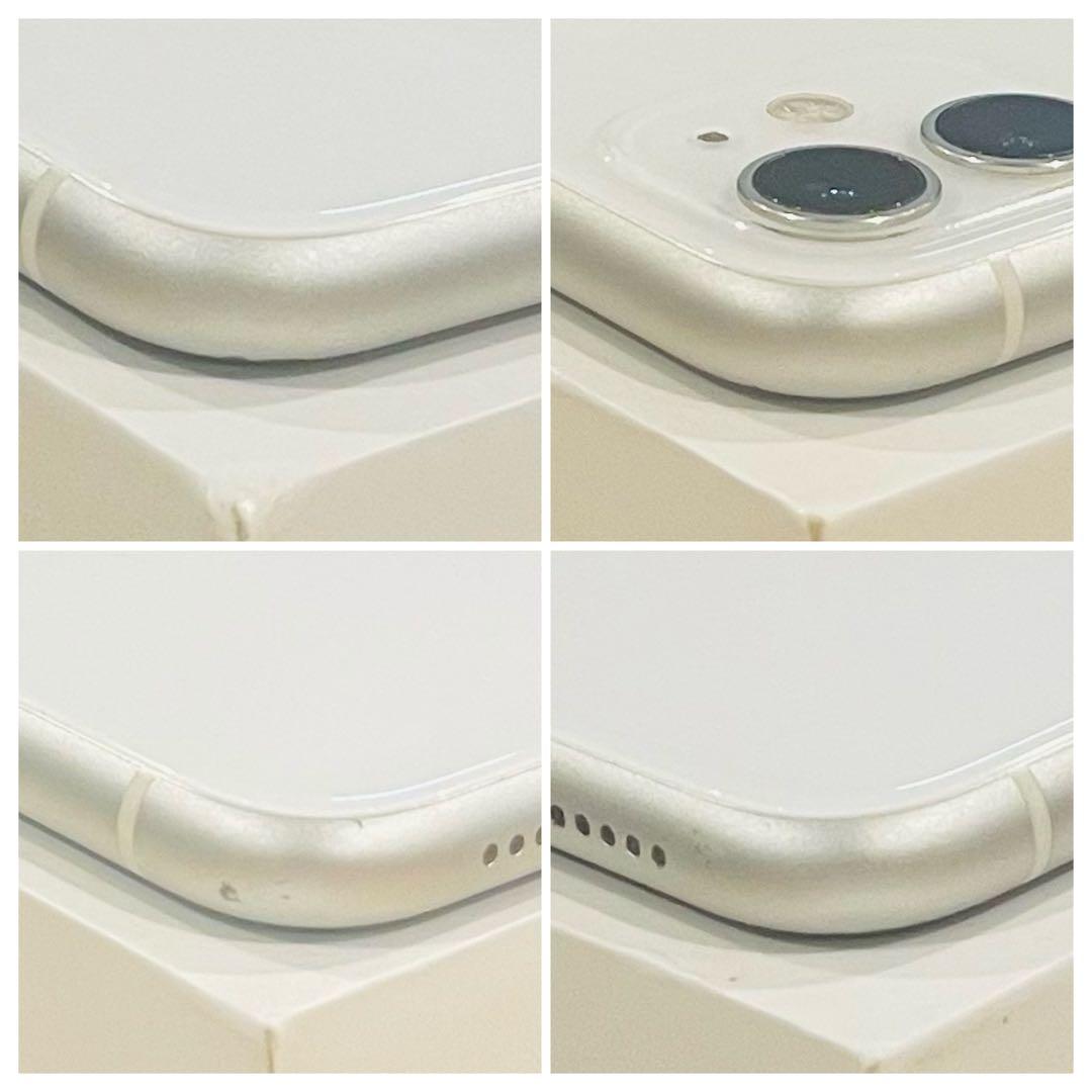 【完動品】iPhone11 ホワイト 128GB SIMフリー 本体 100%