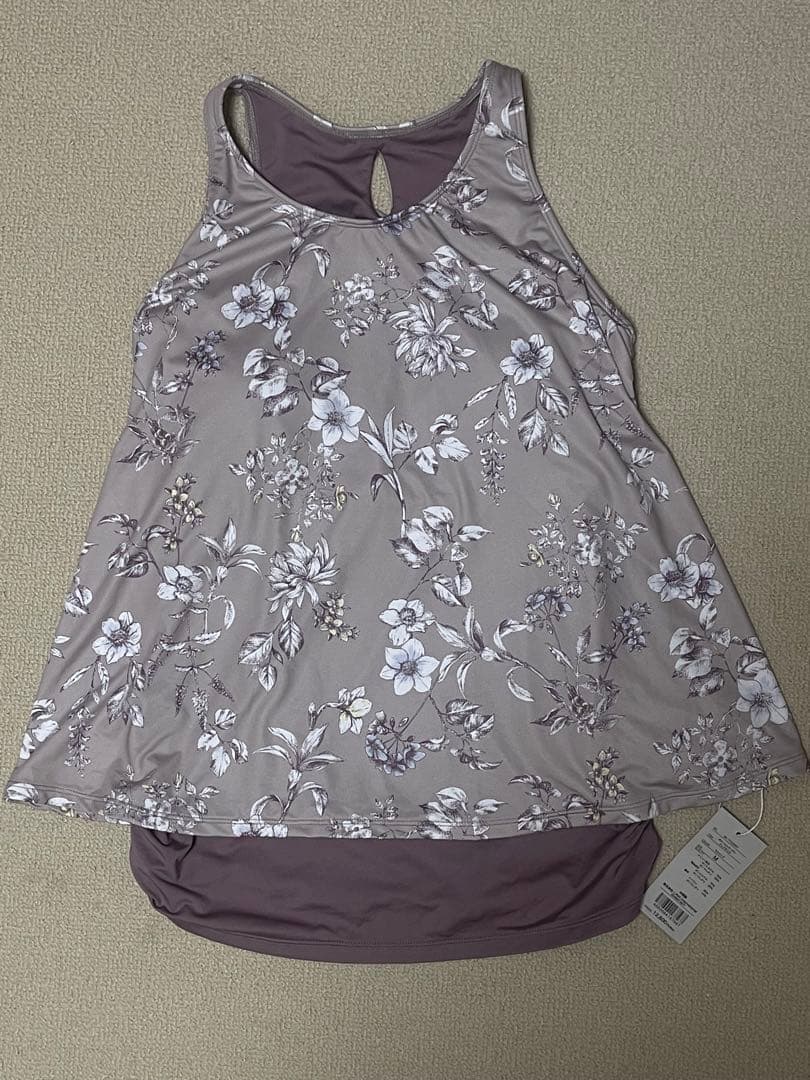 新品【SUKALA】LAVA★ボタニカルガーデンフレアタンク★M★モカピンクM