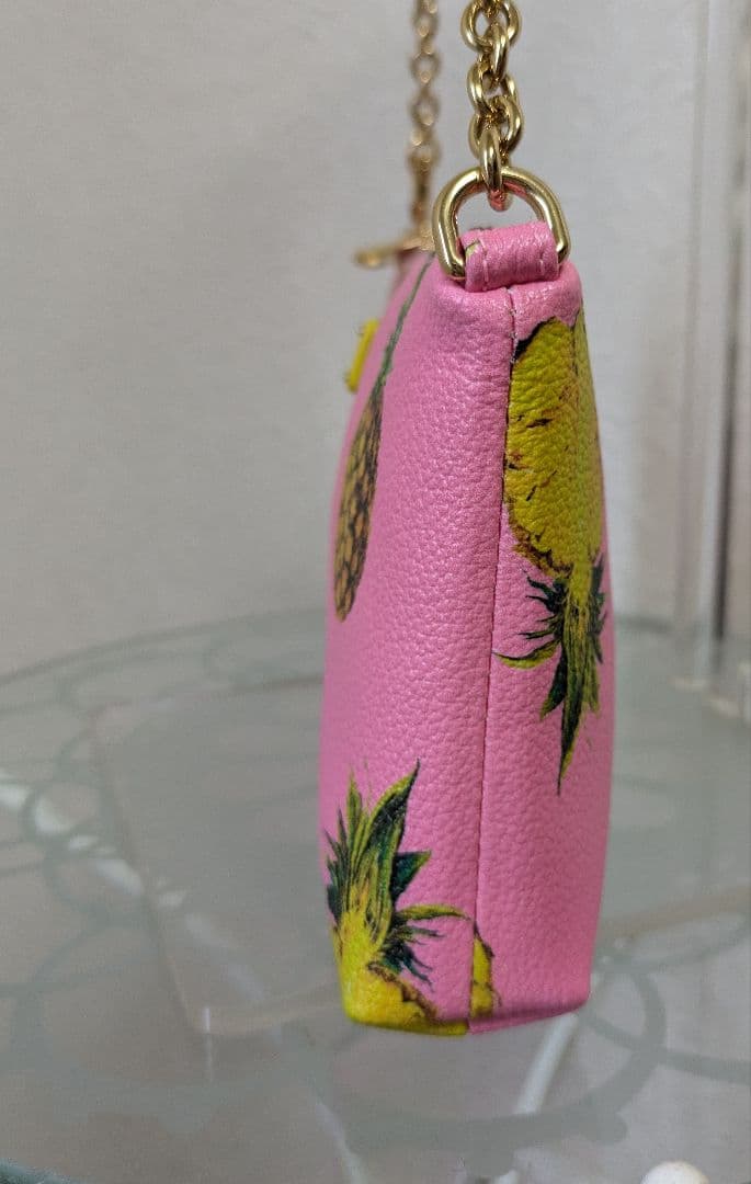 ドルチェ＆ガッバーナ　パイナップルプリント　レザーバッグ