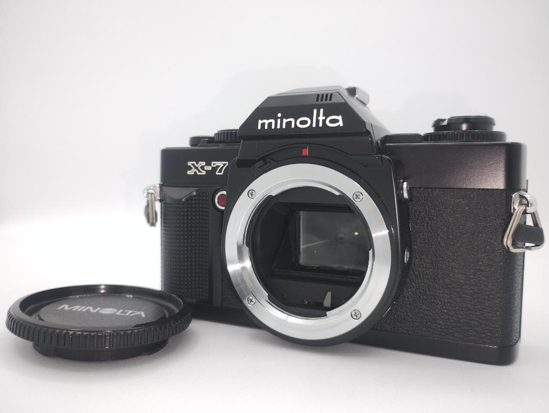 【完動品 外観美品】 Minolta X-7 ボディ ブラック 動作良好