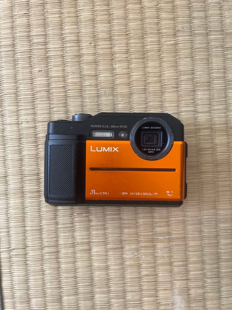 LUMIX DC-FT7 オレンジ 防水カメラ