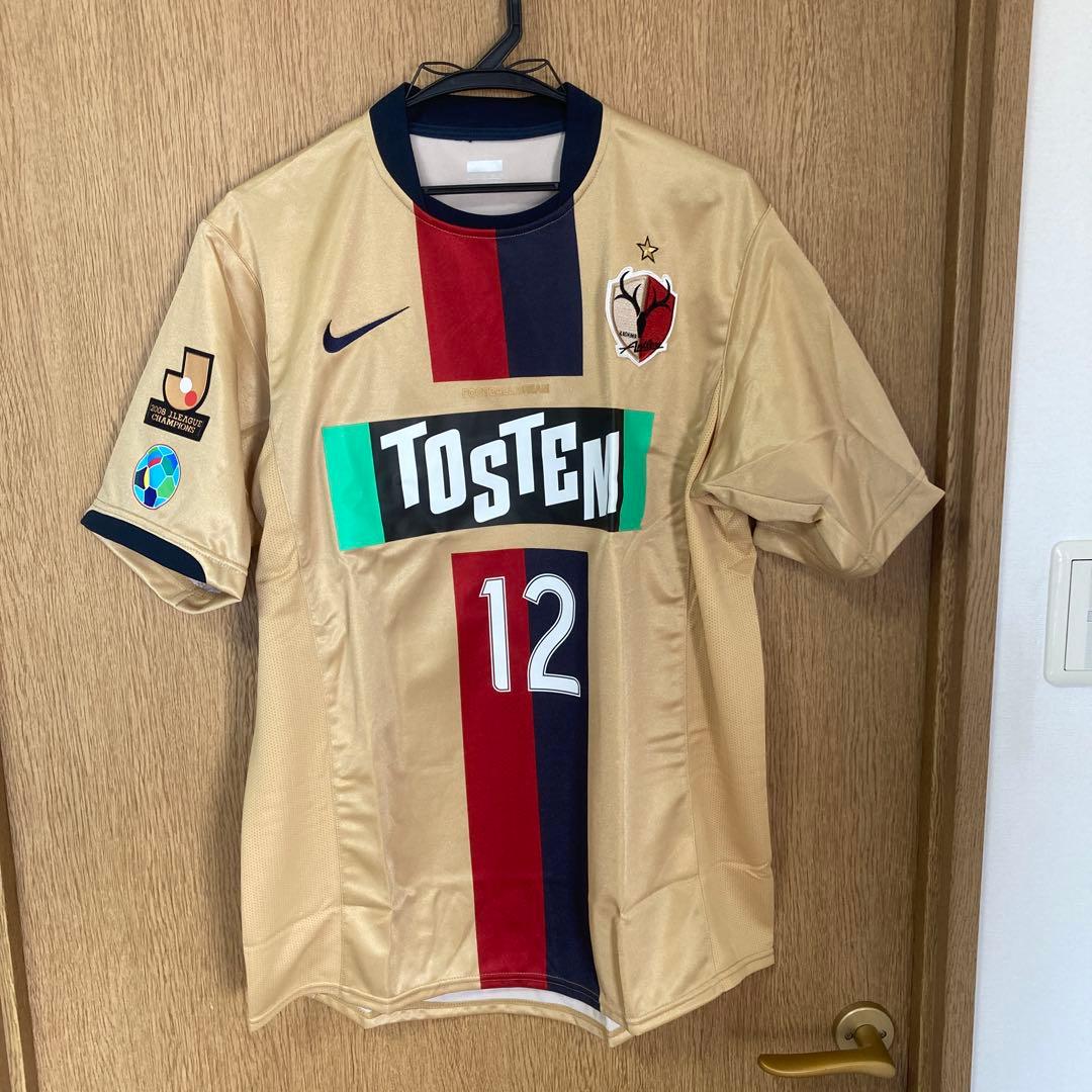 Nike 鹿島アントラーズ 3rdユニフォーム　Ｌ　ゴールド　金色　サード