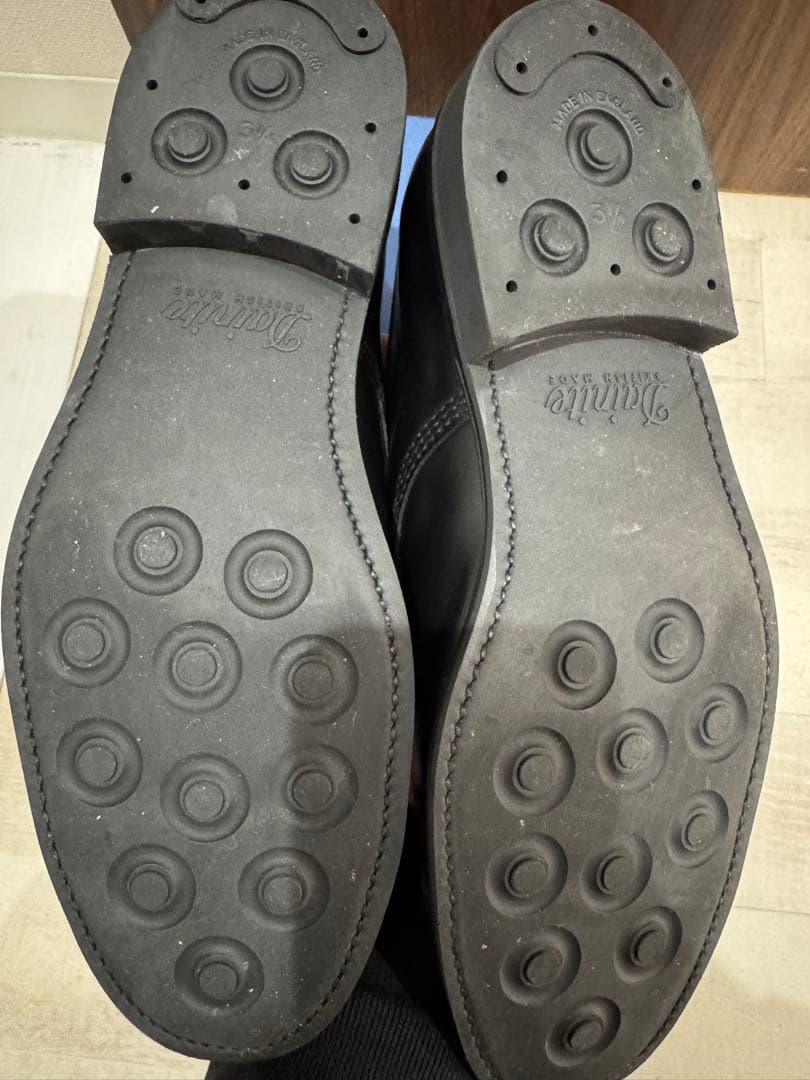 Sanders Military Derby Shoe GB 8 ブラック