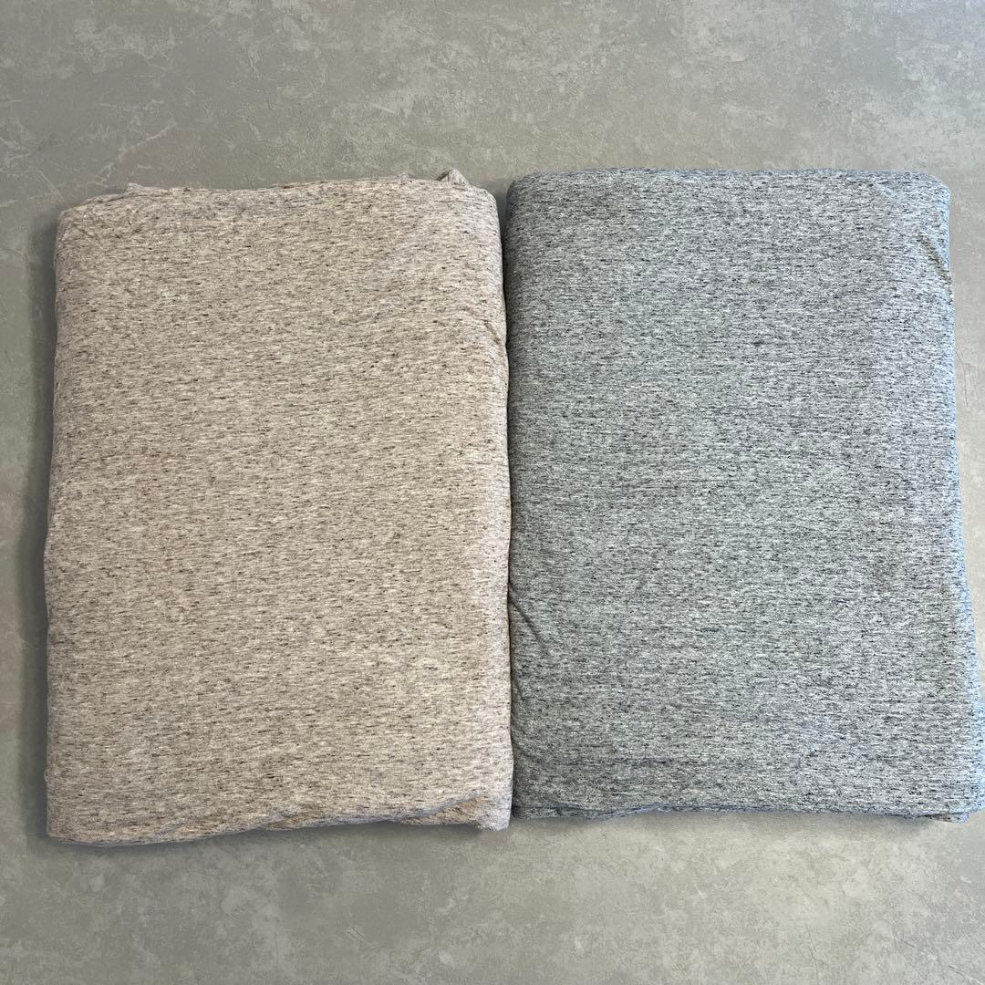 【無印良品】綿100%掛け布団カバー2枚セット/キングサイズ/未使用