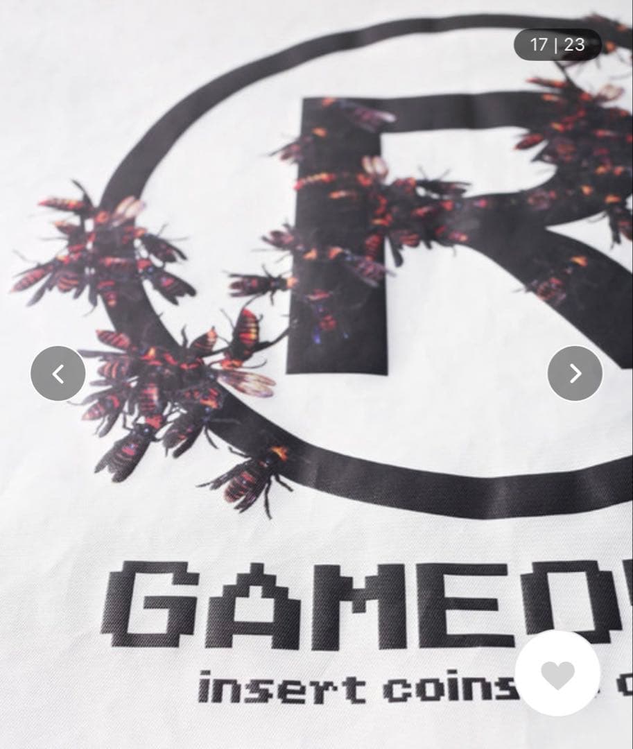 【希少】　shareef モッズコート　蜂ロゴ　グレー系