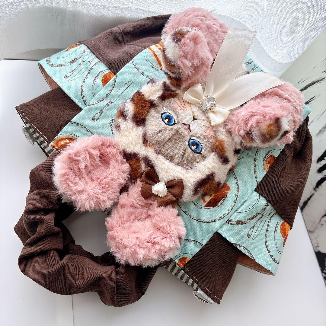 ま*ー様 コヤンイサムチョン　スイーツルミちゃん　バック　レオパードファー