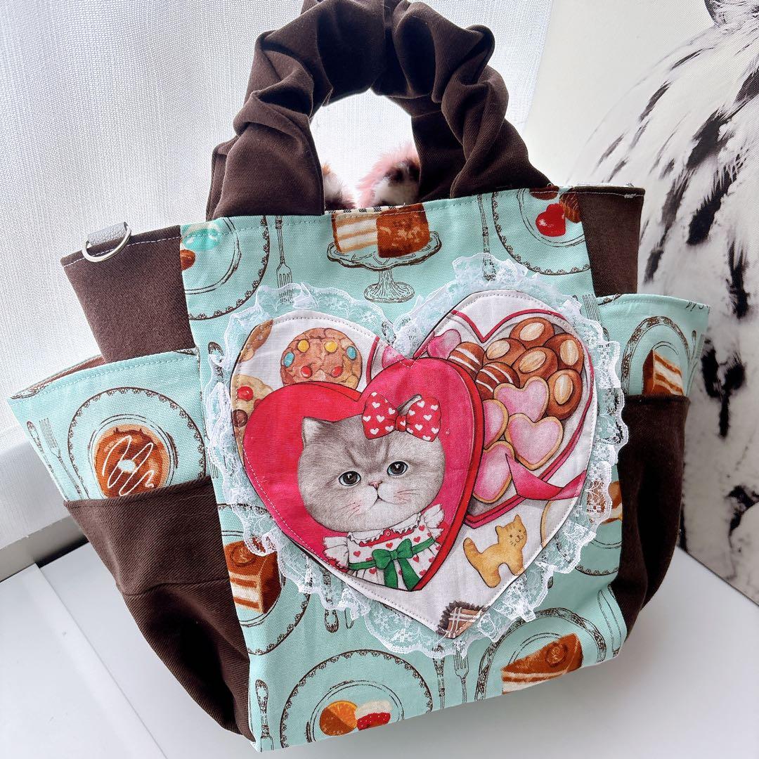 ま*ー様 コヤンイサムチョン　スイーツルミちゃん　バック　レオパードファー