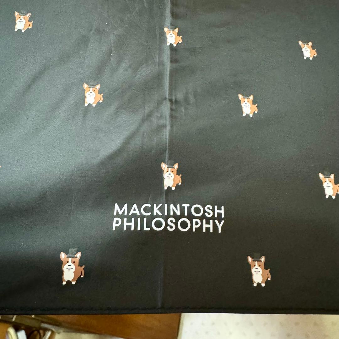 ★新品★マッキントッシュフィロソフィー　晴雨兼用　日傘　楽折　1級遮光　コーギー