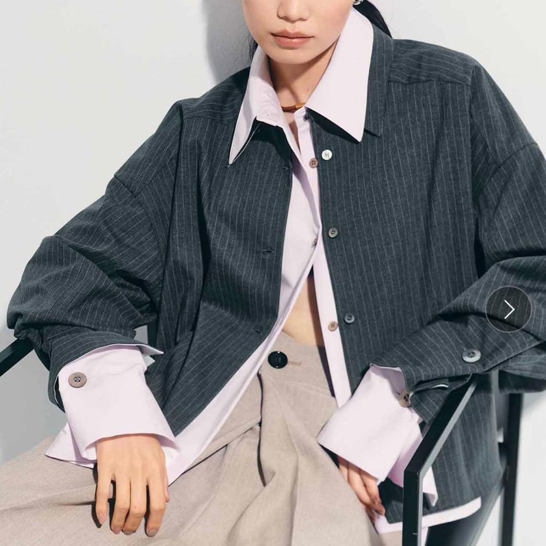 【美品】STUDIOUS2waycuffsovershirt