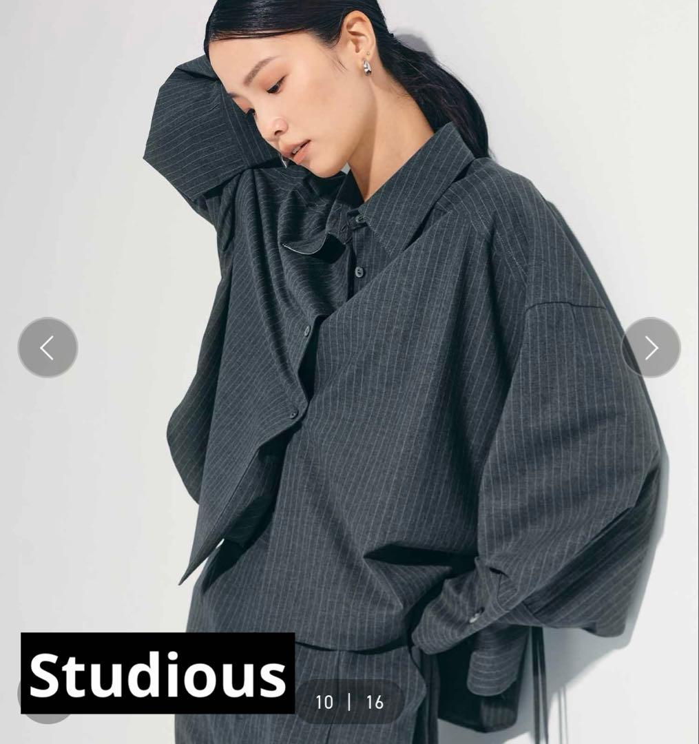 【美品】STUDIOUS2waycuffsovershirt