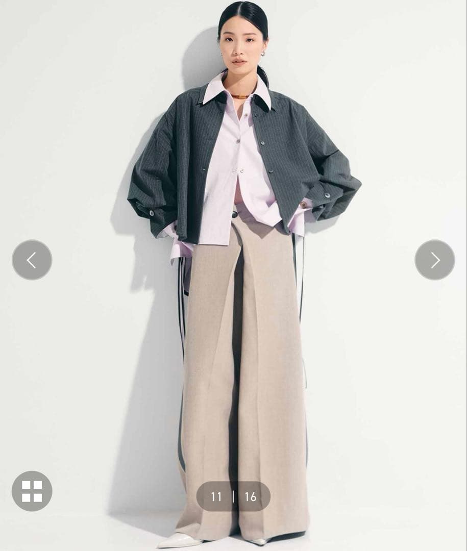 【美品】STUDIOUS2waycuffsovershirt