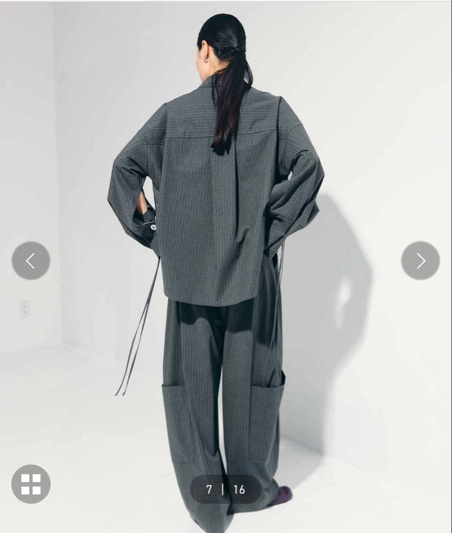 【美品】STUDIOUS2waycuffsovershirt