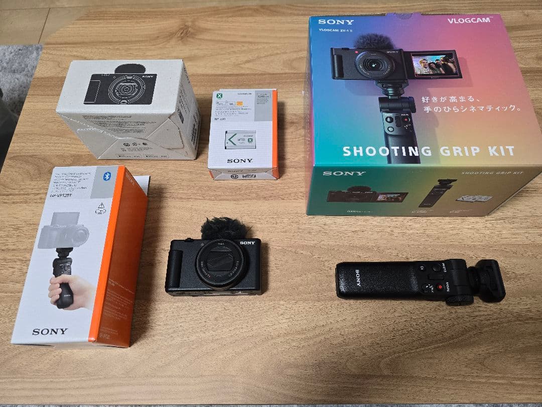 SONY VLOGCAM ZV-1Ⅱ （ZV1M2）シューティンググリップキット