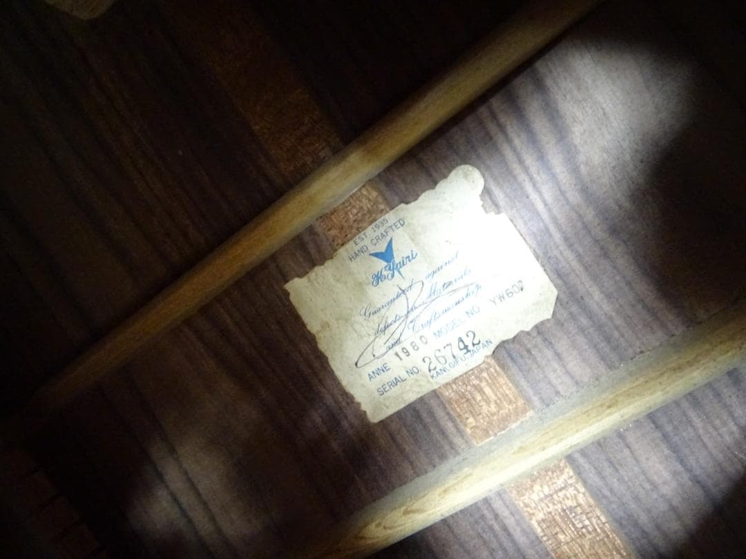 パ*ダ様 鹿14 K.Yairi 1980 MODEL YW600 アコースティ