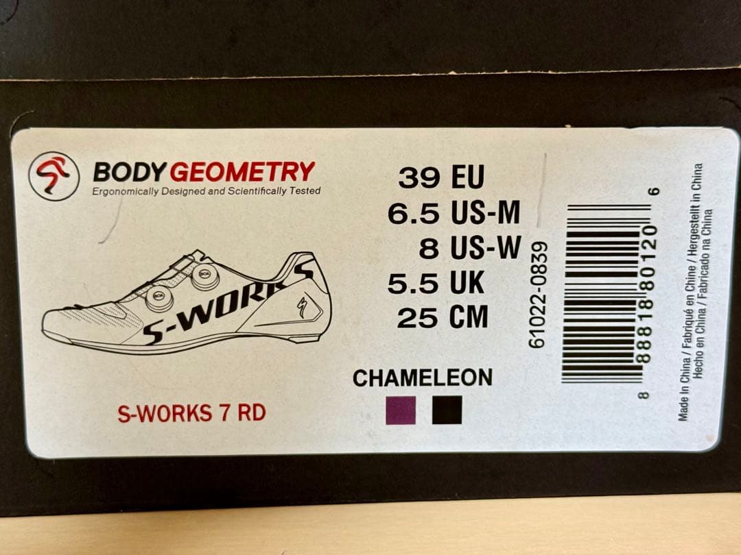 S-WORKS 7 ロードシューズ 39 カメレオンカラー