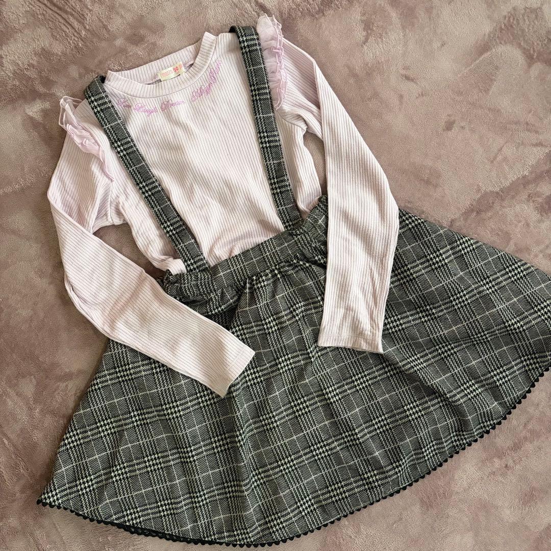 ぽてぽて様　メゾピアノ 140 トレーナー　トップス　スカート 6点セット