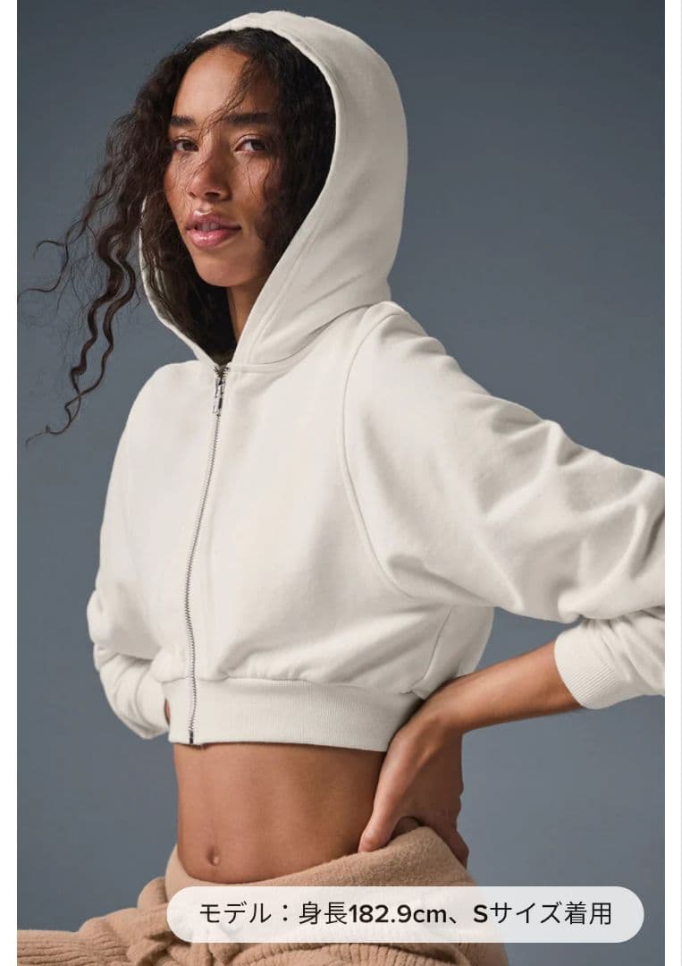 alo　Sweet Escape ジップアップ フーディ
