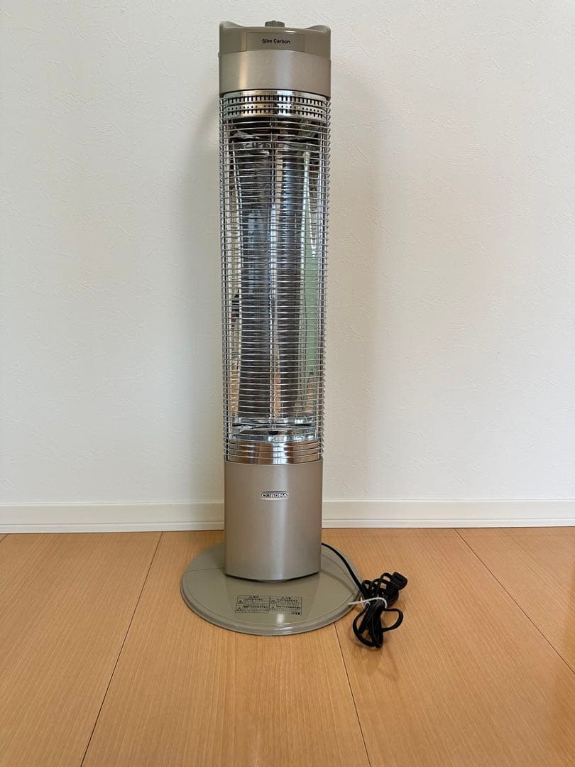 CORONA DH-C924(N) 電気ストーブ スリムカーボン ゴールド