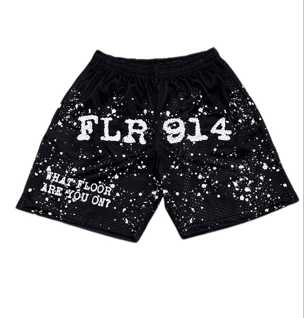 FLR 914 スプラッタープリントショートパンツ