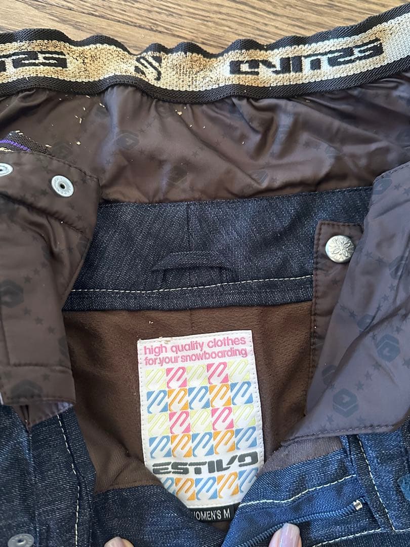 【BURTON バートン】レディース スノーボードウェア 上下セット M