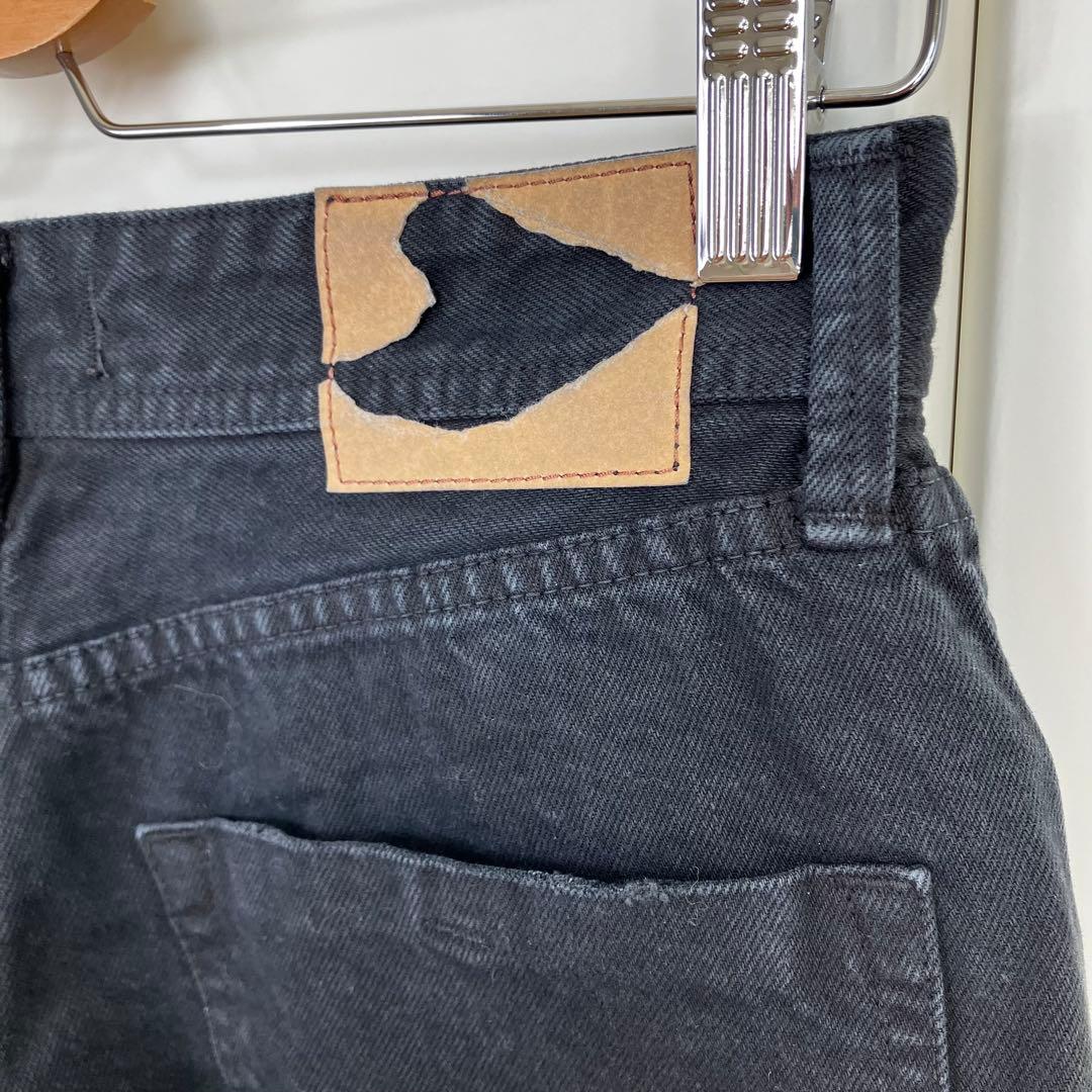 YANUK 野沢和香さんコラボ Sunny ショートパンツデニム L ブラック