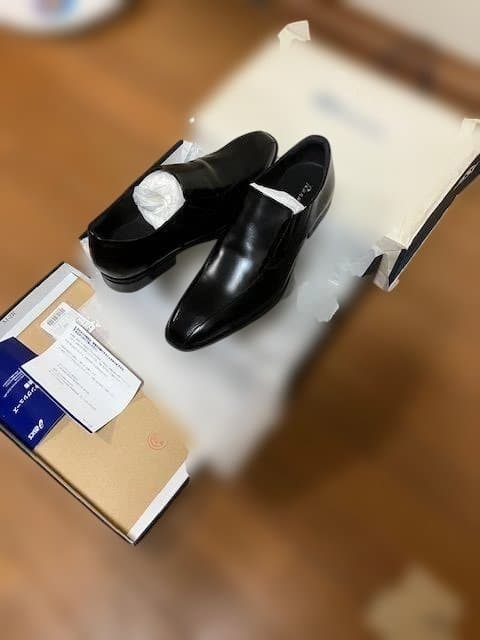 【★新品未使用★】アシックスウォーキング ビジネスシューズ 黒 サイズ27