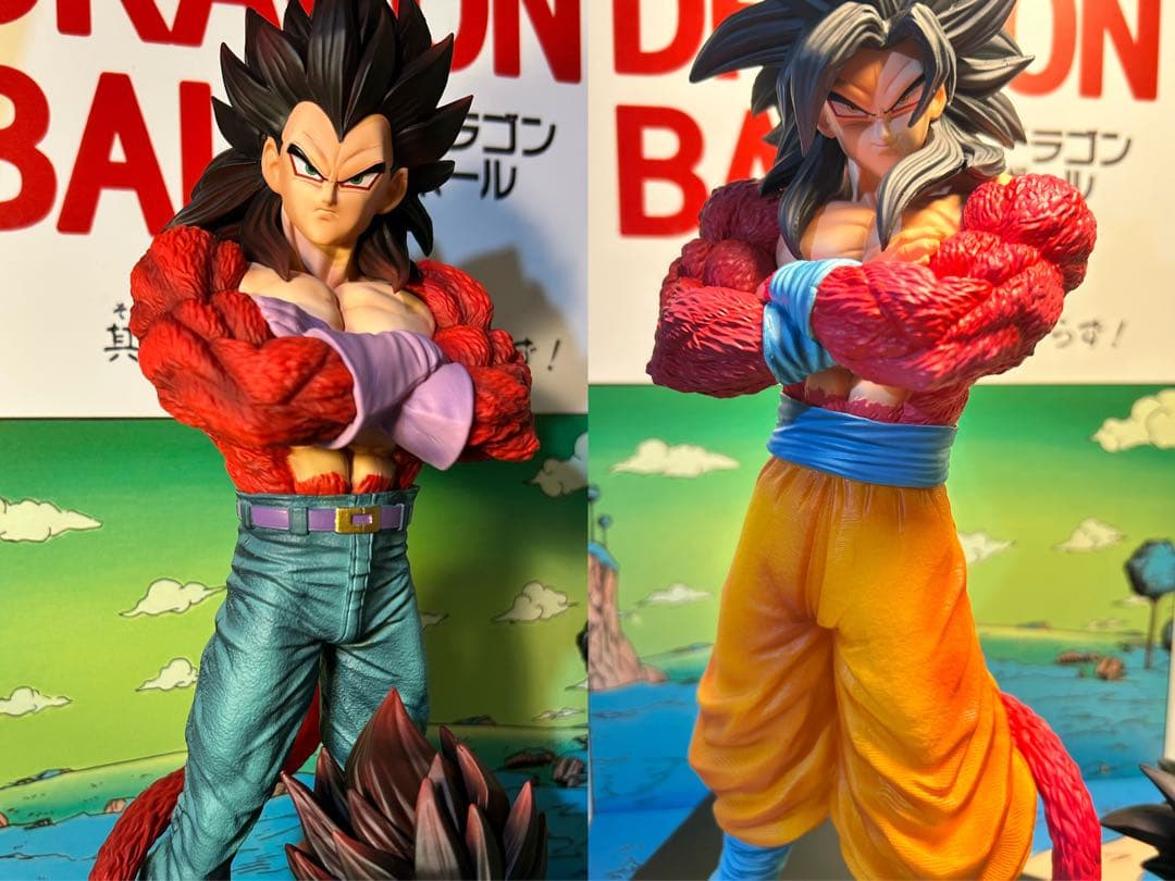 ドラゴンボール 孫悟空 フィギュア 超サイヤ人4 ベジータ セット