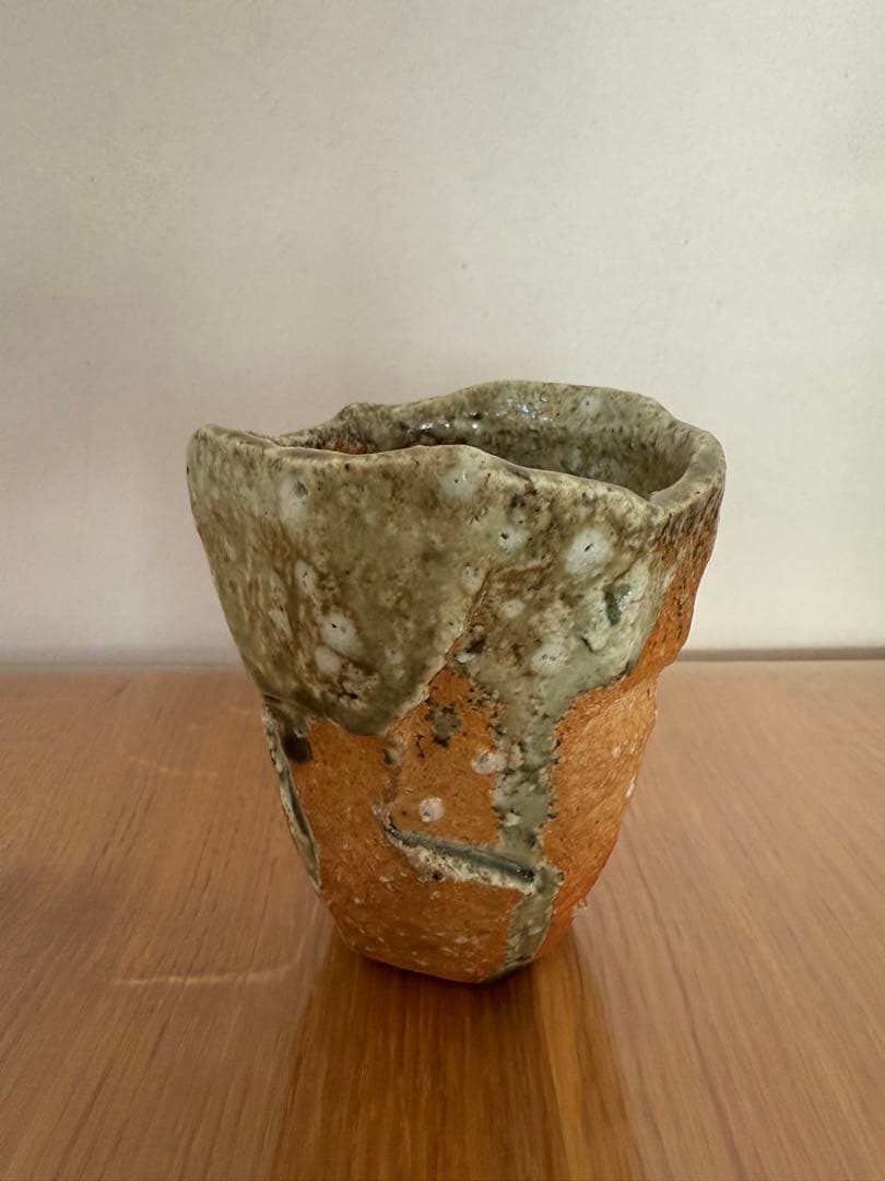 藤岡周平　伊賀焼　湯呑み　共箱付き